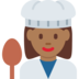 Woman Cook: Medium-Dark Skin Tone