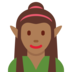 Woman Elf: Medium-Dark Skin Tone