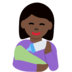 Woman Feeding Baby: Dark Skin Tone