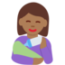 Woman Feeding Baby: Medium-Dark Skin Tone