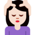 Woman Getting Massage: Light Skin Tone