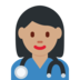 Woman Health Worker: Medium Skin Tone
