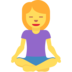 Woman in Lotus Position