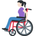Woman in Manual Wheelchair: Light Skin Tone