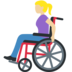 Woman in Manual Wheelchair: Medium-Light Skin Tone