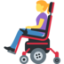 Woman in Motorized Wheelchair