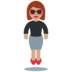 Woman in Suit Levitating: Medium Skin Tone