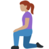 Woman Kneeling: Medium Skin Tone
