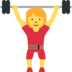 Woman Lifting Weights