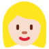 Woman: Light Skin Tone, Blond Hair