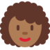 Woman: Medium-Dark Skin Tone, Curly Hair