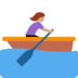 Woman Rowing Boat: Medium Skin Tone