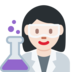 Woman Scientist: Light Skin Tone
