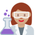 Woman Scientist: Medium Skin Tone