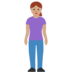 Woman Standing: Medium Skin Tone