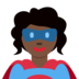 Woman Superhero: Dark Skin Tone