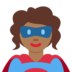 Woman Superhero: Medium-Dark Skin Tone